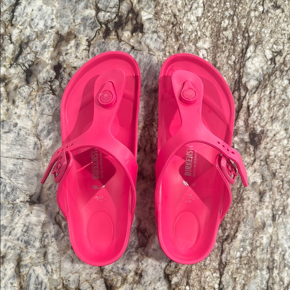 Birkenstock Pink Sandals Waterproof Two-Strap